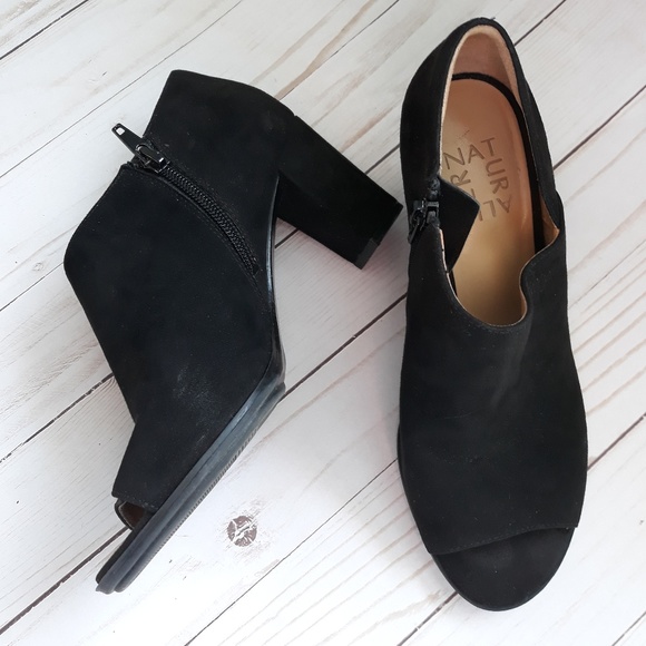 Naturalizer Shoes - 3/$25Naturalizer Lainey Black Peep Toe Booties 6.5
